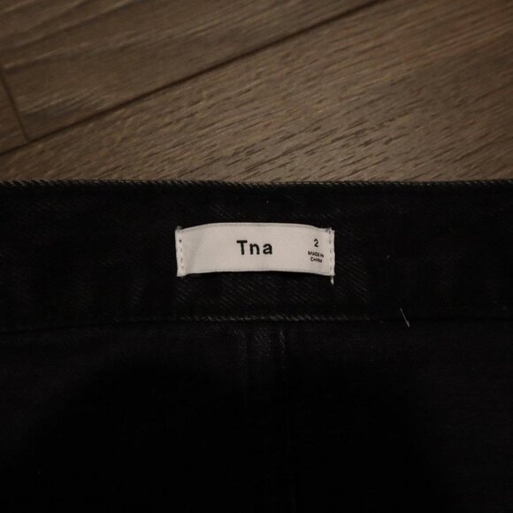 TNA Black Denim Mini Skirt (Aritzia) – Size 2 - Picture 5 of 6